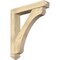 Ekena Millwork Legacy Arts and Crafts Rough Sawn Bracket w/ Offset Brace, Douglas Fir, 6"W x 32"D x 36"H BKT0604X32X36LEC03RDF - alternate 1